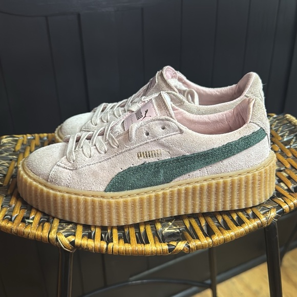 Puma Suede Creeper Rihanna Fenty Dirty Rose Womens Sz 6 Rare - Picture 1 of 11